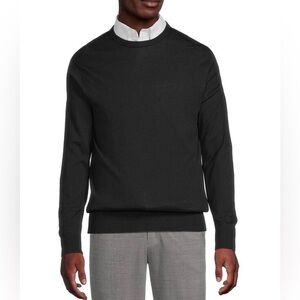 Cremieux Signature Label Cashmere Blend Sweater - Black. Size XL